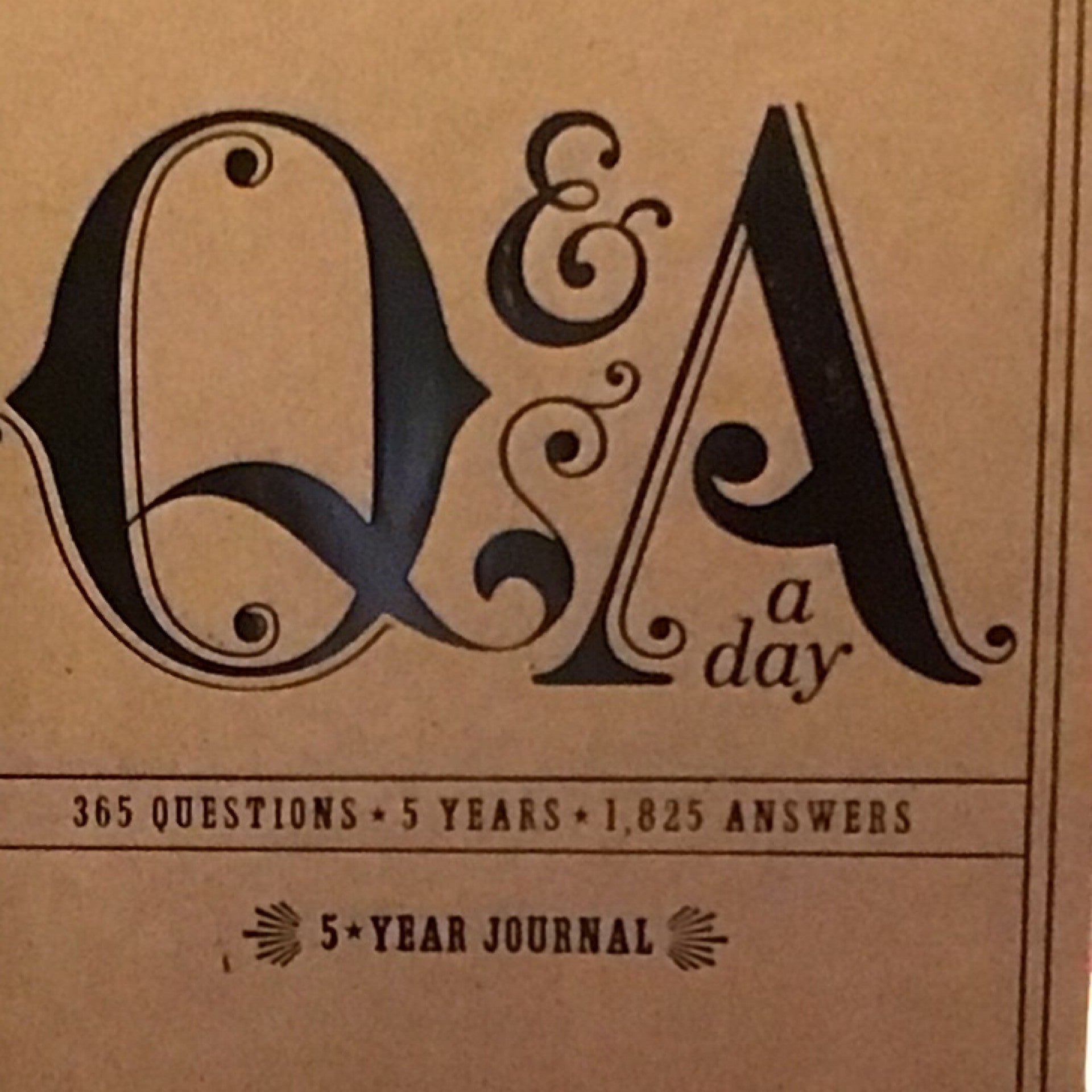 Q&A a Day: 5-Year Journal - Diary By Potter Style - GOOD